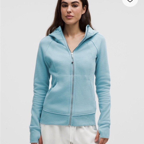 NWT Lululemon scuba hoodie size 8 in wash blue - Picture 1 of 10